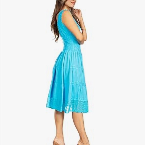 Sakkas Womens Peasant Dress - Picture 3 of 13